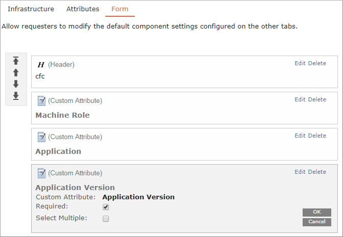 Attributes Form